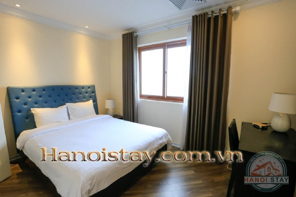 *Lake View Modern One Bedroom Flat For Rent in Skyline Tower, Ba Dinh* 12