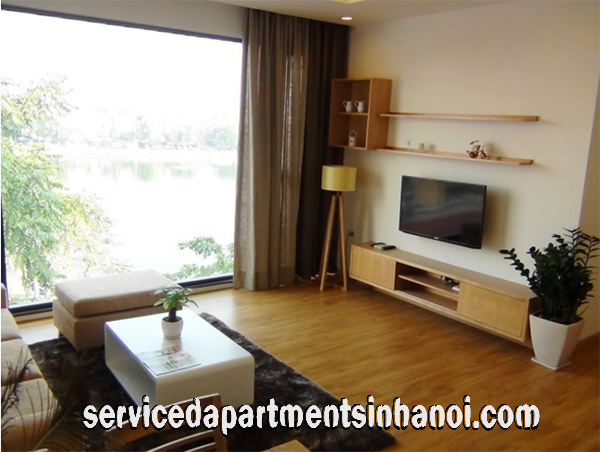 Lake view modern serviced apartment in Kim Ma str, Ba Dinh 7