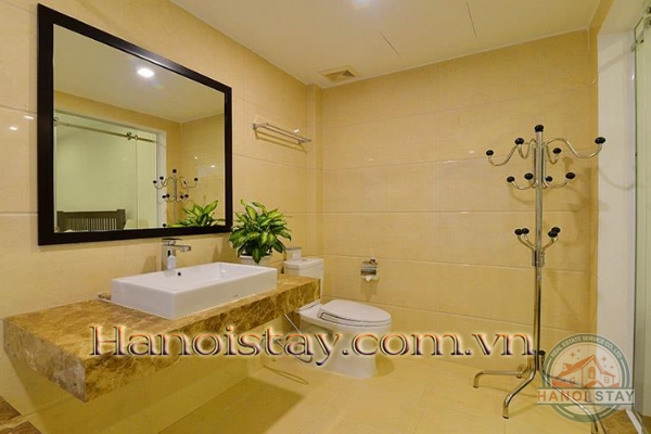 Lake View Modern Two Bedroom Apartment For Rent in Truc Bach Area, Ba Dinh 12