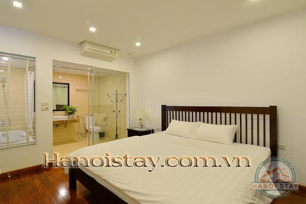 Lake View Modern Two Bedroom Apartment For Rent in Truc Bach Area, Ba Dinh 9