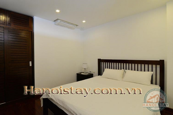 Lake View Modern Two Bedroom Apartment For Rent in Truc Bach Area, Ba Dinh 14
