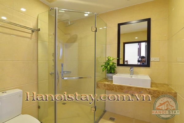 Lake View Modern Two Bedroom Apartment For Rent in Truc Bach Area, Ba Dinh 16