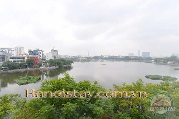 Lake View Modern Two Bedroom Apartment For Rent in Truc Bach Area, Ba Dinh 17