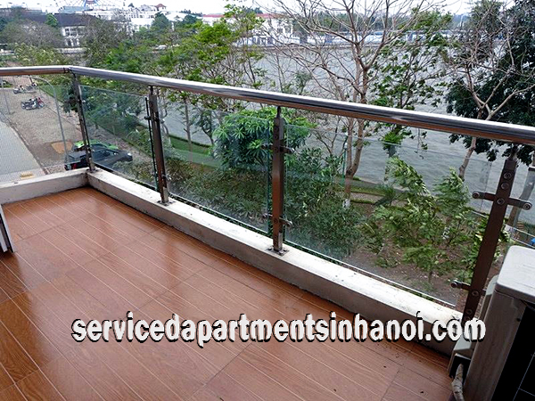 Lake View One Bedroom Apartment for rent in Nhat Chieu street, Tay Ho 1