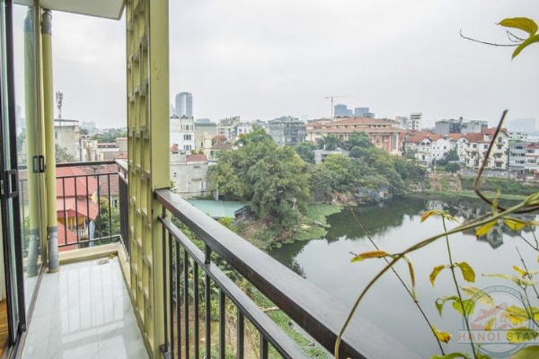 Lake View Serviced Apartment for rent in Tay Ho, Tranquil Area 9