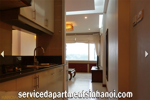 Lake view serviced apartment for rent in Truc Bach, Ba Dinh 3