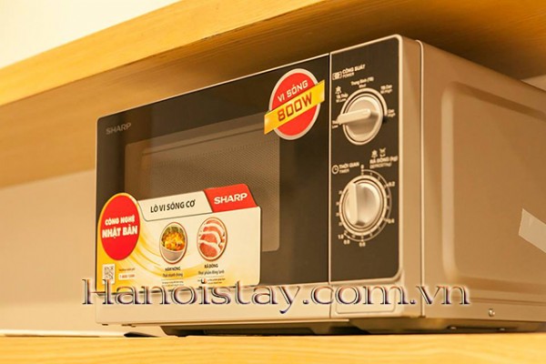Lake View Serviced Apartment Rental in Yen Phu Area. Tay Ho District with Lovely Balcony 11