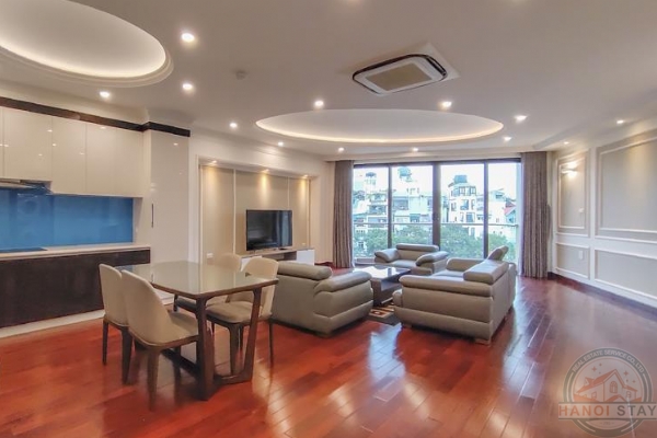 Lake View & Spacious 02 BR Apartment for rent in Yen Phu Village Area, Vu Mien street 1