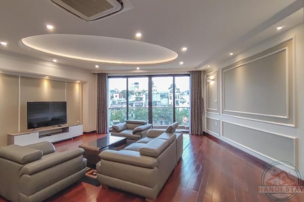 Lake View & Spacious 02 BR Apartment for rent in Yen Phu Village Area, Vu Mien street 2