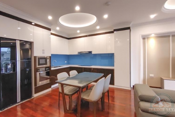 Lake View & Spacious 02 BR Apartment for rent in Yen Phu Village Area, Vu Mien street 3