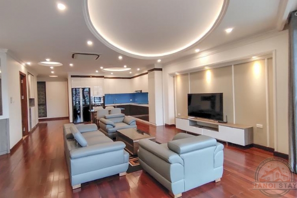 Lake View & Spacious 02 BR Apartment for rent in Yen Phu Village Area, Vu Mien street 5