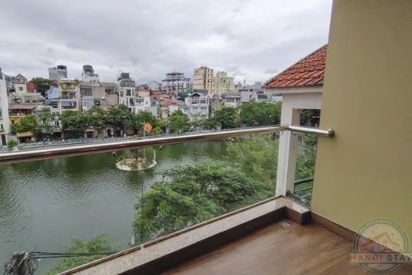 Lake View & Spacious 02 BR Apartment for rent in Yen Phu Village Area, Vu Mien street 7