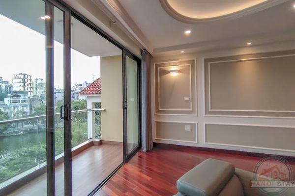Lake View & Spacious 02 BR Apartment for rent in Yen Phu Village Area, Vu Mien street 8