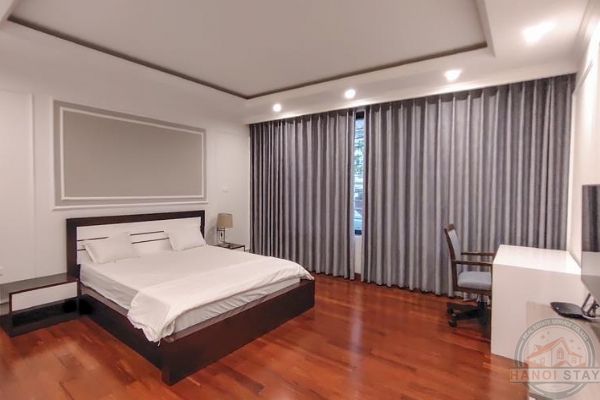 Lake View & Spacious 02 BR Apartment for rent in Yen Phu Village Area, Vu Mien street 10