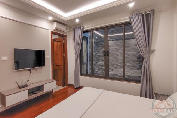 Lake View & Spacious 02 BR Apartment for rent in Yen Phu Village Area, Vu Mien street 15