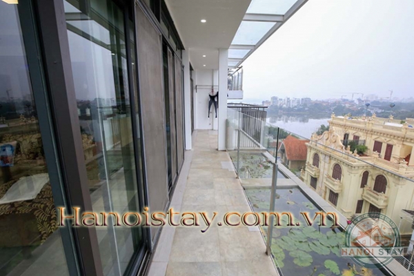 *Lake View Top Floor 4 Bedroom Serviced Apartment rental in Quang Khanh street, Tay Ho* 2