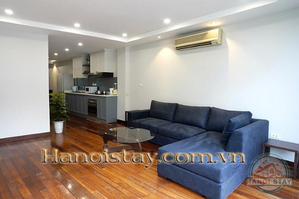 Lake View Two Bedroom Flat For Rent in Yen Phu Village, Tay Ho, Affordable Price 3
