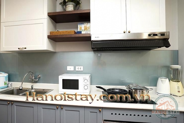 Lake View Two Bedroom Flat For Rent in Yen Phu Village, Tay Ho, Affordable Price 6