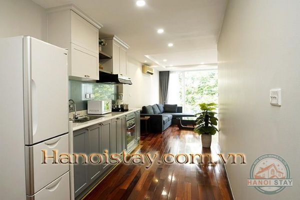 Lake View Two Bedroom Flat For Rent in Yen Phu Village, Tay Ho, Affordable Price 7