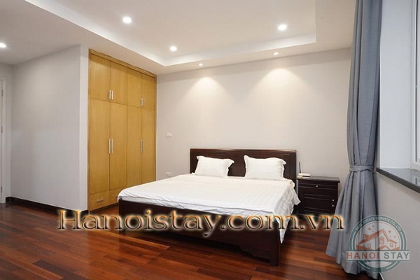 Lake View Two Bedroom Flat For Rent in Yen Phu Village, Tay Ho, Affordable Price 19