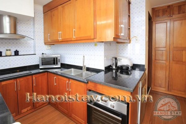 Lakefront Three bedroom Apartment Rental in Xuan Dieu st, Tay Ho, *Perfect Sunset 8