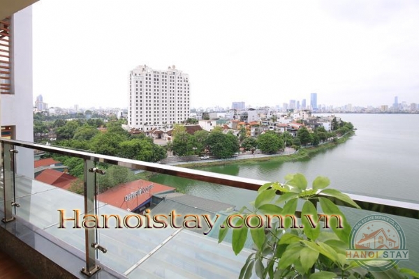Lakefront Three bedroom Apartment Rental in Xuan Dieu st, Tay Ho, *Perfect Sunset 24