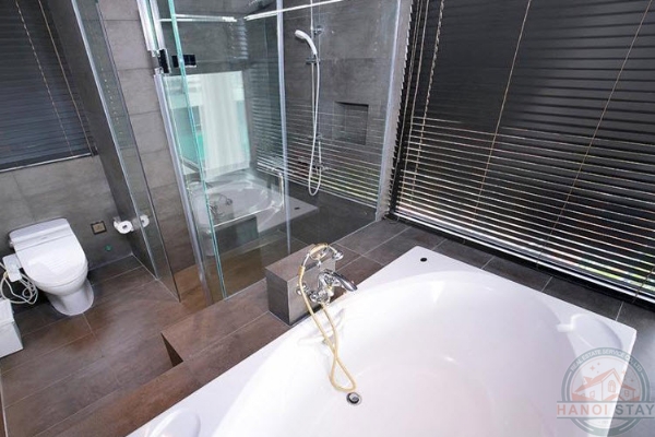 Lakeview and Sunny Balcony 03 BR Apartment for rent in To Ngoc Van str, Tay ho, Sophisticated Design 15