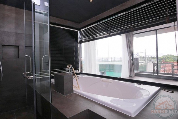 Lakeview and Sunny Balcony 03 BR Apartment for rent in To Ngoc Van str, Tay ho, Sophisticated Design 16
