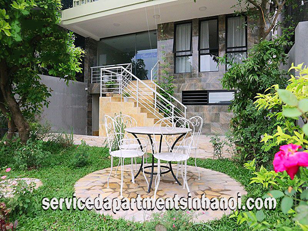Lakeview Serviced Apartment Rental in Au Co street, Tay ho, Very Nice Terrace 3