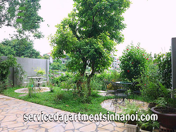 Lakeview Serviced Apartment Rental in Au Co street, Tay ho, Very Nice Terrace 4