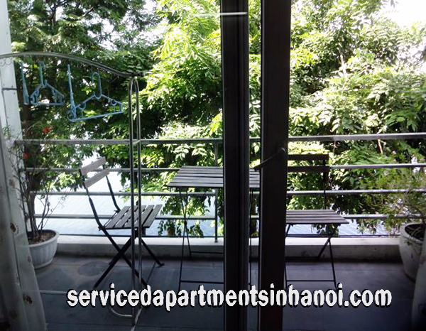 Lakeview Studio Type Apartment Rental in Truc Bach str, Ba Dinh, Lovely Balcony 1