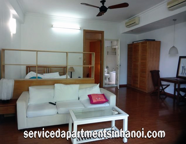 Lakeview Studio Type Apartment Rental in Truc Bach str, Ba Dinh, Lovely Balcony 3