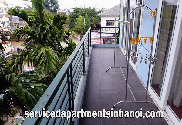 Lakeview Two Bedroom Apartment for rent in Tay Ho, Hanoi, Lovely Balcony 12