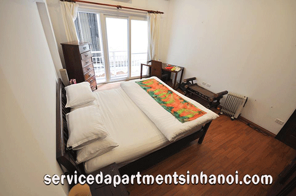Lakeview two bedroom apartment rental in Truc Bach, Spacious living room. 12