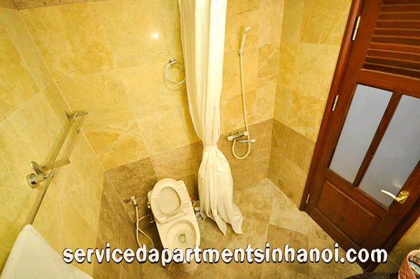 Lakeview two bedroom apartment rental in Truc Bach, Spacious living room. 13
