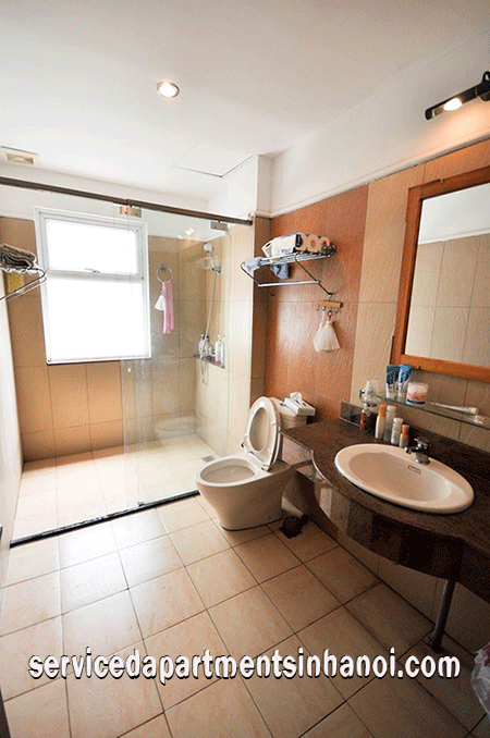 Lakeview two bedroom apartment rental in Truc Bach, Spacious living room. 14