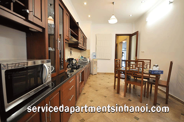 Lakeview two bedroom apartment rental in Truc Bach, Spacious living room. 5