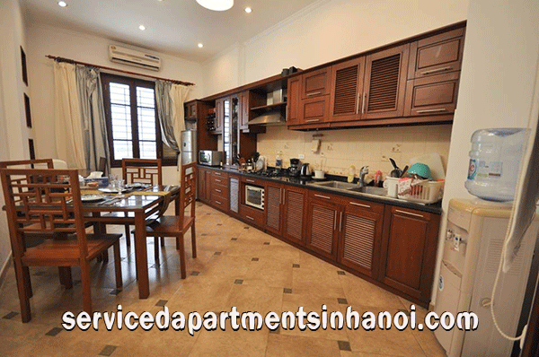 Lakeview two bedroom apartment rental in Truc Bach, Spacious living room. 6