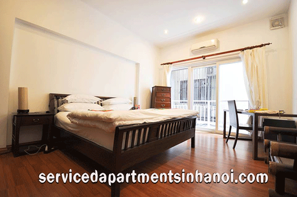 Lakeview two bedroom apartment rental in Truc Bach, Spacious living room. 9