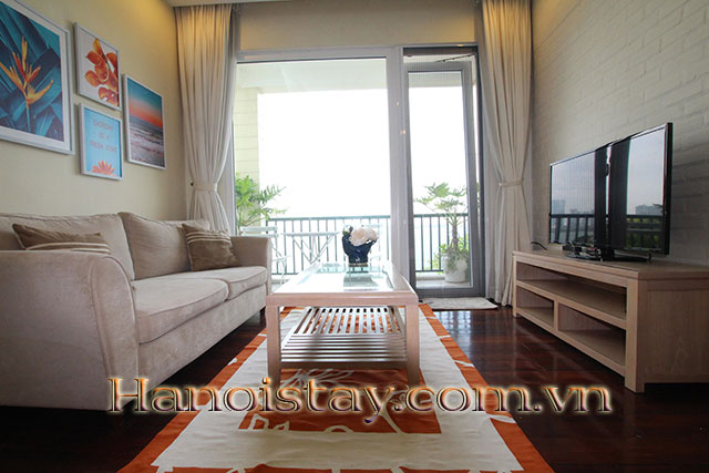 Lakeview Two Bedroom Serviced Apartment Rental in Yen Phu village, Tay Ho 10