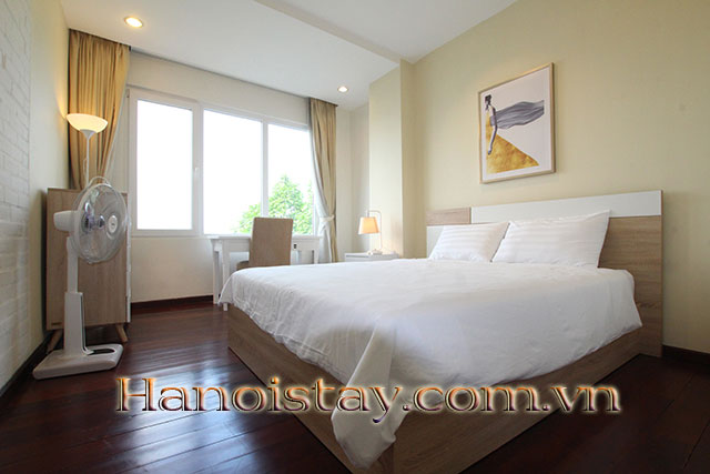Lakeview Two Bedroom Serviced Apartment Rental in Yen Phu village, Tay Ho 12