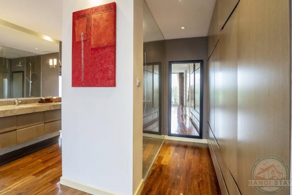 *Large balcony, sunny living space with open view Tay Ho Apartment for rent* 3