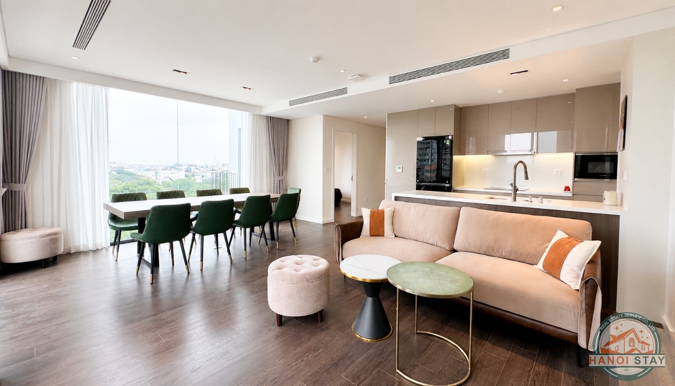 Live by West Lake | Stylish 3-Bedroom Apartment in Tay Ho, Near Somerset West Point 3