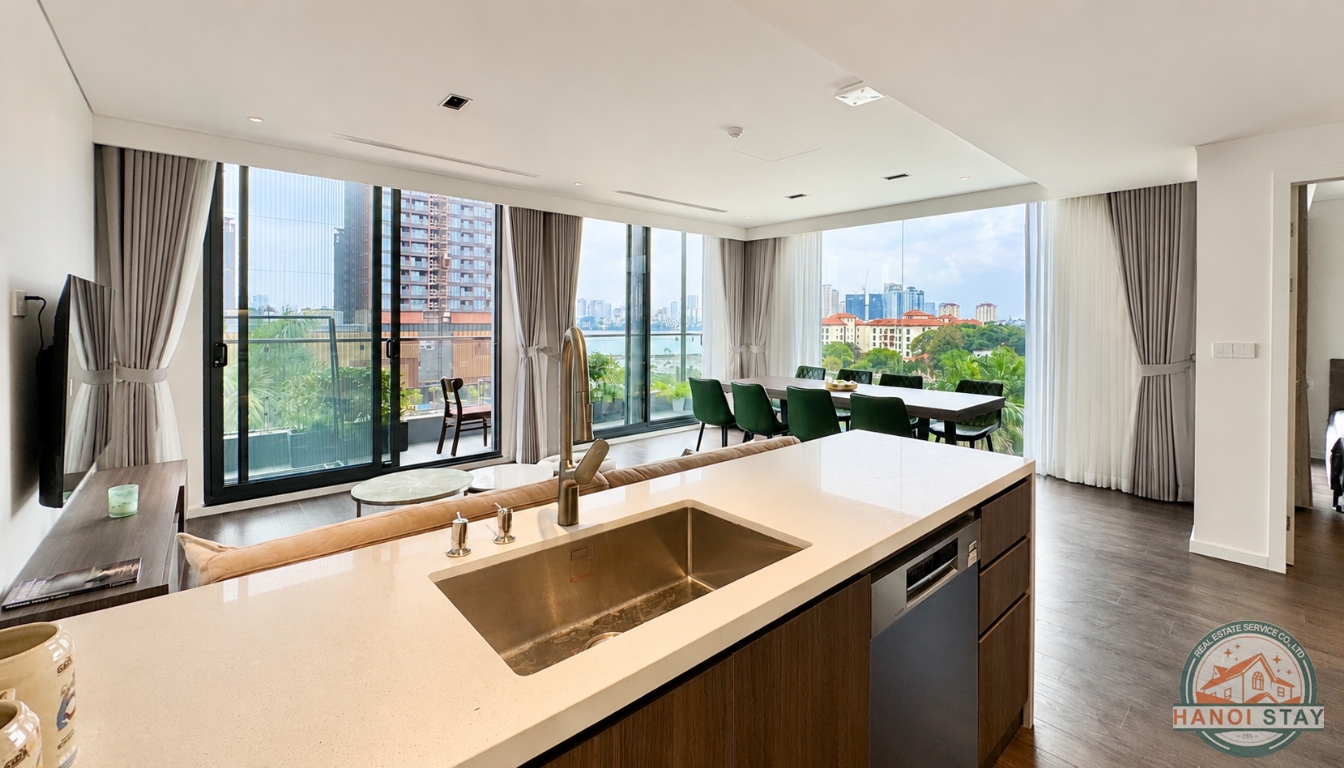 Live by West Lake | Stylish 3-Bedroom Apartment in Tay Ho, Near Somerset West Point 7