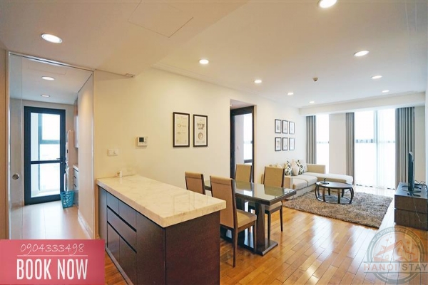 Live in Comfort: Elegance 3 BR Serviced Apartment for rent in Hoang Thanh Tower, Hai Ba Trung with Indoor Pool & Gym 1