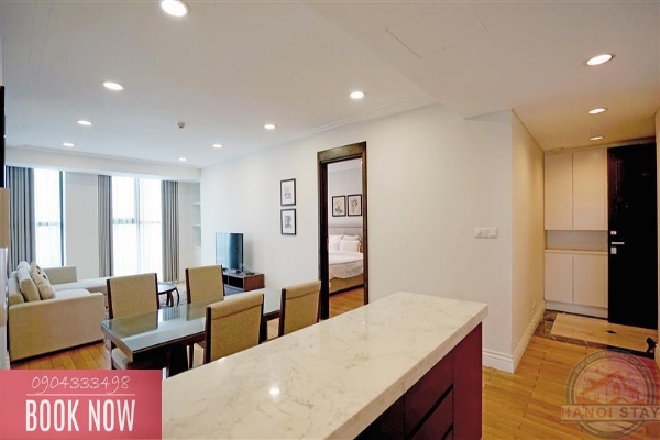 Live in Comfort: Elegance 3 BR Serviced Apartment for rent in Hoang Thanh Tower, Hai Ba Trung with Indoor Pool & Gym 2