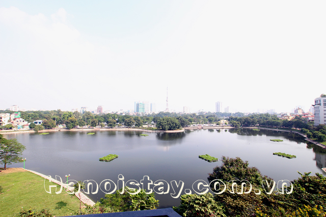 Lovely Lakeview One Bedroom Apartment Rental in Le Duan street, Dong Da 1