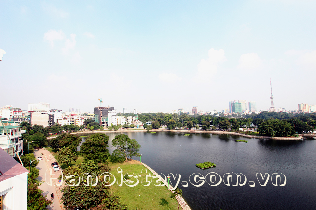 Lovely Lakeview One Bedroom Apartment Rental in Le Duan street, Dong Da 11