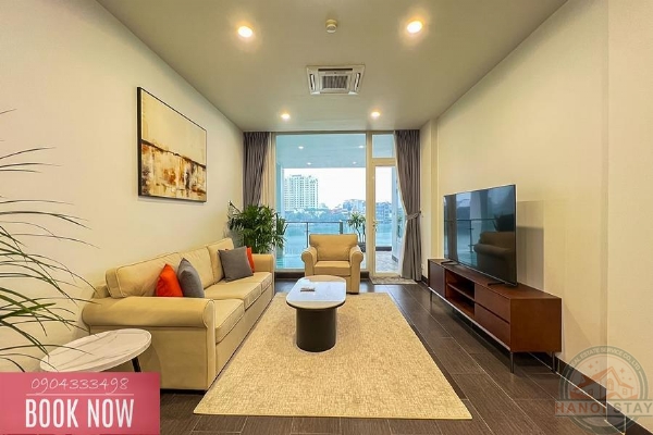 Luxurious Lake View: Spacious 3BR Apartment for Rent on Quang An Street, Tay Ho 1