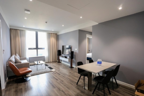 Live in Comfort: Lightful 3-Bedroom Apartment near Lotte Center Ba Dinh with Outdoor Pool Access! 
